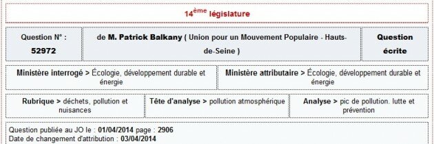 Lutte contre la pollution de l&rsquo;air : pour une vraie politique de développement durable