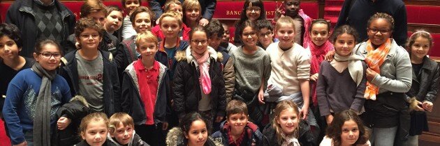 Des élèves de CM2 de l&rsquo;école George-Sand de Levallois à l&rsquo;Assemblée nationale