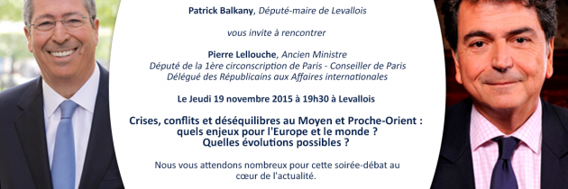 Affaires internationales : Soirée-débat avec Pierre Lellouche à Levallois